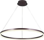 Brilagi - Lustră reglabilă pe cablu CIRCLE LED/55W/230V 3000-6500K maro+telecomandă