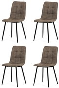Set de scaune de sufragerie Vintage CT-281 BR3, 4buc