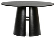 Masă dining rotundă Teulat Cep, ø 137 cm, negru