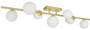 Lustră LED aplicată Brilagi MILLA 7xG9/3W/230V auriu/alb
