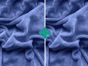 2x Cocolino microplus cu elastic SOFT 90x200 cm albastru