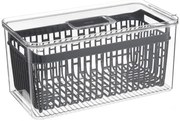 Cutie organizare Frigider Tiny, acril, cu capac, 32 x 15 x 16 cm