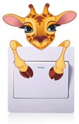 Sticker intrerupator girafa 9 x 10 cm