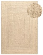 Covor culoare naturală deschisă reversibil, țesut manual din iută 160x230 cm Sharmila Natural White – Hanse Home