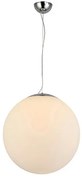 Lustra / Pendul stil modern 40cm Ball alb