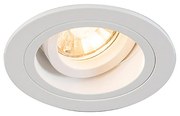 Plafonieră încastrată CHUCK DL ROUND 1xGU10/50W/230V albă Zuma Line 92699