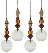 Lustra cu 4 pendule deosebite design LUX Pandora