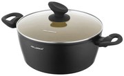 Florina Oală din aluminiu cu capac AmVegan byMateusz Gessler, 24 cm, 3,6 l, diam. 24 cm