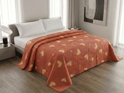 Cuvertura de pat ORANGE HEART, roz Dimensiune: 170 x 210 cm