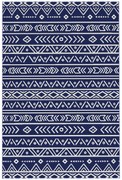 Outsunny Covor Reversibil pentru Exterior, Impermeabil, din Paie de Plastic, 182x274 cm, Albastru | Aosom Romania