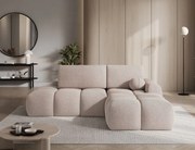 Colțar extensibil dreapta ELTAP Vittario 227 x 170 cm | Xillar 20 bej | ladă depozitare | funcție pat