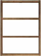 Raft PR1 - BR, nuc, PAL melaminat, 43x9x60 cm