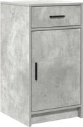 vidaXL Bufet cu sertar Gri din beton 40 x 40.5 x 75 cm Lemn compozit