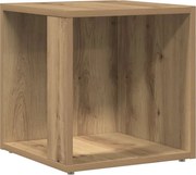 vidaXL Masă laterală, stejar artizanal, 33x33x34 cm, lemn prelucrat