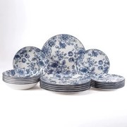 decoDoma Set farfurii din porțelan GIVERNY 18 buc