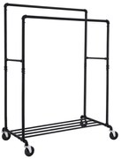 Cuier mobil pe suport LINEA, negru