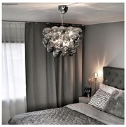 Lustră pe cablu ByRydens 4200440-4505 GROSS 8xG9/4W/230V fumuriu/negru