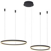 Azzardo AZ4978 - Lustră LED dimabilă pe cablu HALO LED/90W/230V negru + + telecomandă