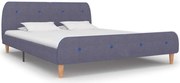 vidaXL Cadru pat fără saltea țesătură gri deschis 150x200 cm