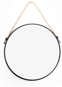 Oglindă rotundă de perete , Ø 37 cm
