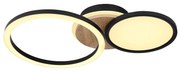 Plafoniera LED design indistrial SID negru