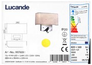 Lampă LED de perete VIRVE 1XLED/13,4W/230V + 1xLED/3,4W/230V Lucande