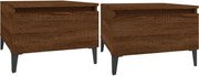 vidaXL Mese laterale 2 buc. stejar maro 50x46x35 cm lemn compozit