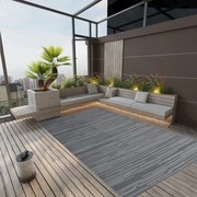 vidaXL Covor de exterior, ARAKIL antracit, 140x200 cm, PP