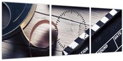 Tablou - Film (cu ceas) (90x30 cm)
