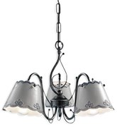 Candelabru 3 brate design clasic realizat manual din ceramica RAVENNA