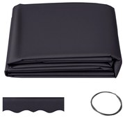 Outsunny Pânză de Schimb pentru Copertină Retractabilă Anti UV 30+, 3.47x2.9 m, Gri | Aosom Romania