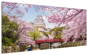Tablou cu cireș japonez (120x50 cm)