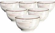 Mäser Set of 6 bowls Bel Tempo 14 cm, beige