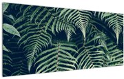 Tablou cu frunze de ferigă (120x50 cm)