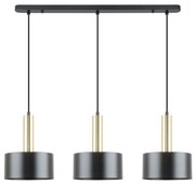 Lustra cu 3 Pendule metalice design minimalist LEO