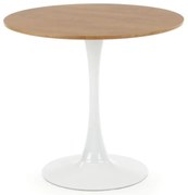 Masa de bucaterie Sting, lemn natural/alb