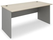Masa SimpleOffice 160 x 80 cm, stejar deschis / gri