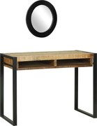 vidaXL Masă de Machiaj Maro 100 x 50 x 75 cm Lemn masiv de mango