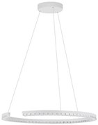 Lustra circulara aluminiu alb GREAMY D-65cm