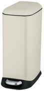 Coș de gunoi crem cu pedală din oțel 12 l Design – Wenko