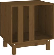 vidaXL Casă pentru câini, maro miere, 50x40x52 cm, lemn masiv de pin