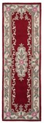Covor din lână Flair Rugs Aubusson, 67 x 210 cm, roșu