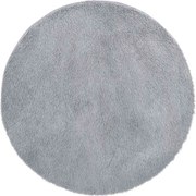 vidaXL Covor shaggy cu pom înalt, NAVARRA, gri deschis, 120x120 cm