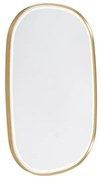 Oglinda de baie aurie cu LED cu dimmer oval - Miral