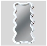 Oglindă de perete 120x50 cm alb