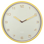 Karlsson 6013BY ceas de perete design galben, diametru 40 cm
