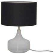 Veioza/ Lampa de masa decorativa Reykjavik alb/ negru