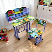 Set birou cu scaunel, metalic + MDF, 69x45 cm, reglabil pe inaltime, MC05
