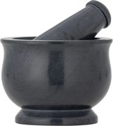 Mojar cu pistil din piatră de săpun gri, 10×7,5 cm, „Aprilla"
