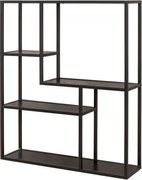 Raft design industrial Slim Line 90cm, negru